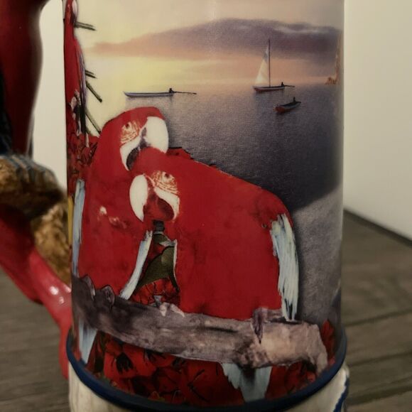 2003 Corona Extra "Parrotdise Too" Collectors Beer Stein Limited Edition BRAX - Picture 10 of 10